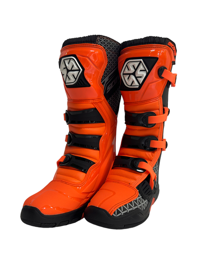 Мотоботы Scoyco MBM009 высокие оранжевые 42 pitbikemarket.ru