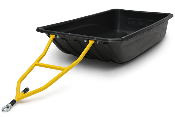 Сани волокуши с обвязкой и полозьями Тайга-1700 (1700x800x300) для снегохода, мотобуксировщика, рыбалки, охоты. Ширина дна 550. pitbikemarket.ru